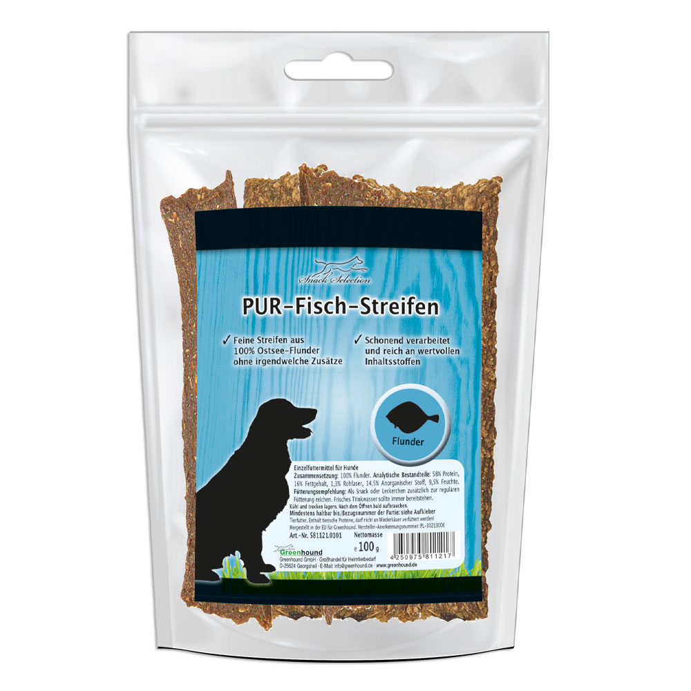 PUR-Fisch-Streifen Flunder, 12 x 100g