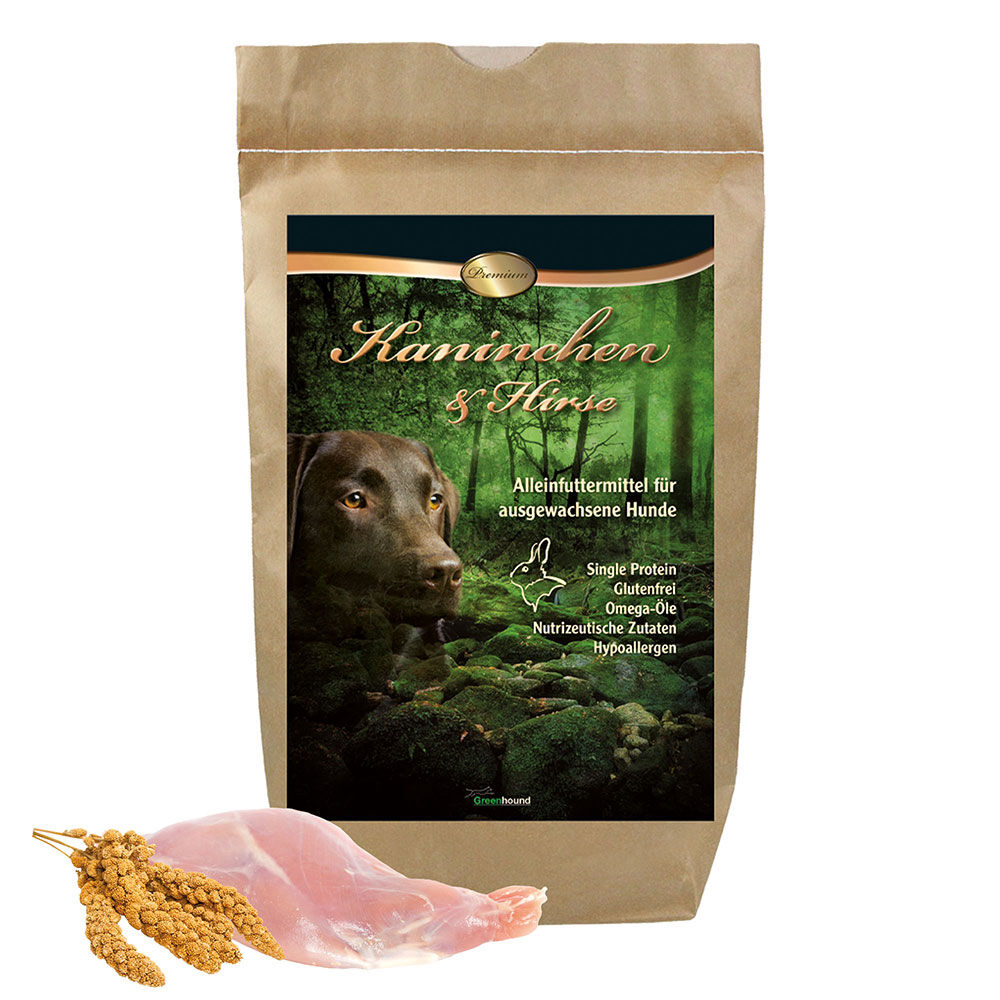 Kaninchen & Hirse, Hypoallergen, 3 x 1,5 kg