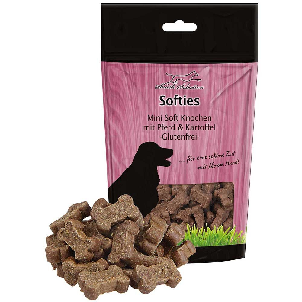 Softies - Mini Soft Knochen mit Pferd & Kartoffel, 12 x 200g