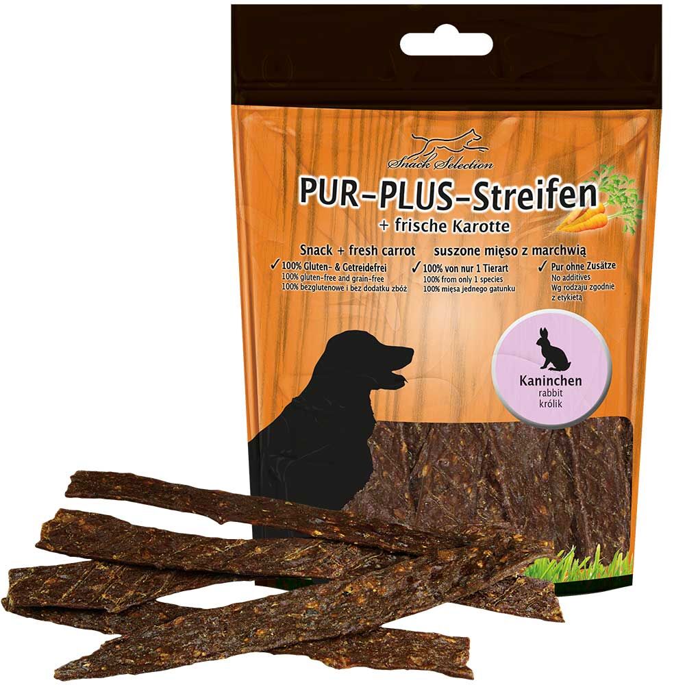 PUR-PLUS-Streifen + Karotte Kaninchen, 12 x 100g